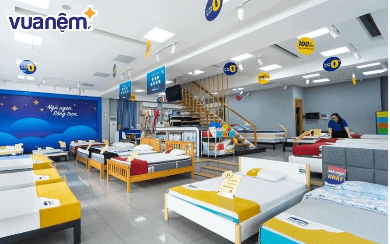 Vua Nệm là nhà phân phối chính thức của Amando và Dunlopillo tại Việt Nam