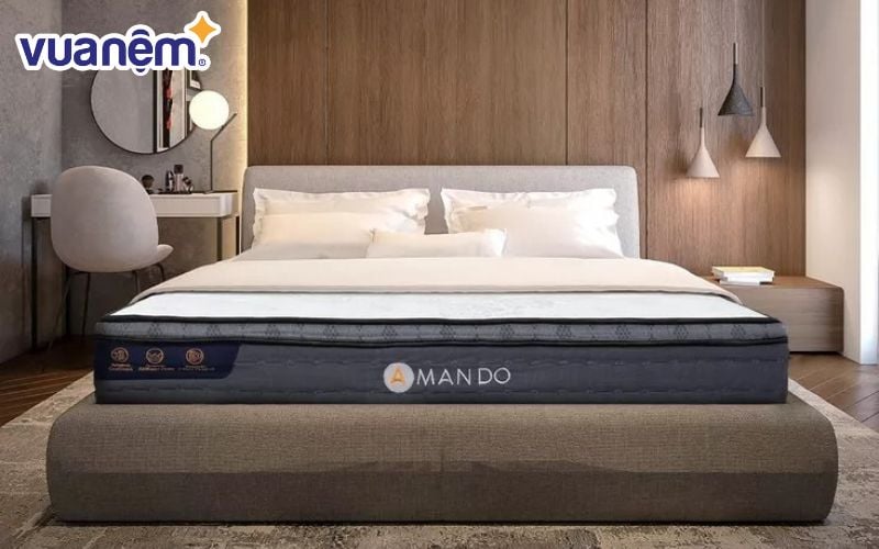 So sánh nệm Goodnight và nệm Amando - Nệm Amando nổi bật với thiết kế sang trọng và đẳng cấp