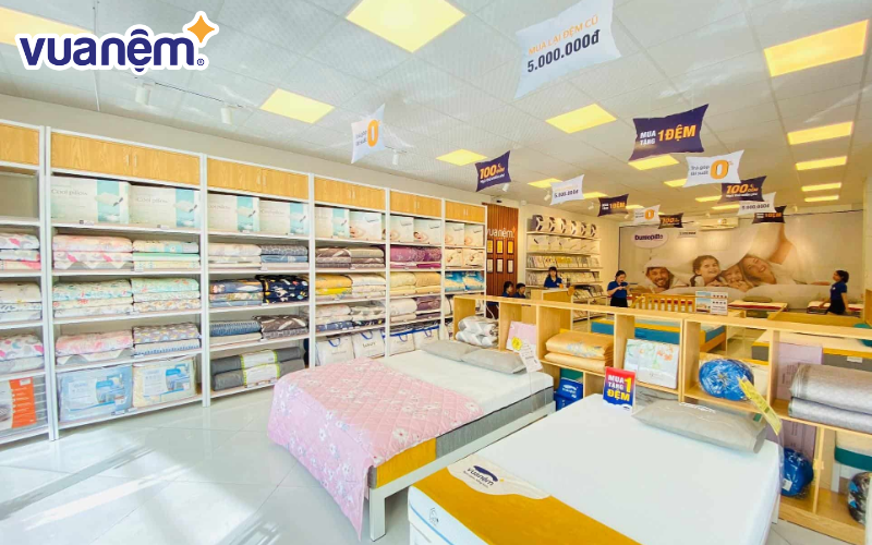 Vua Nệm cung cấp các sản phẩm chăn ga gối nệm