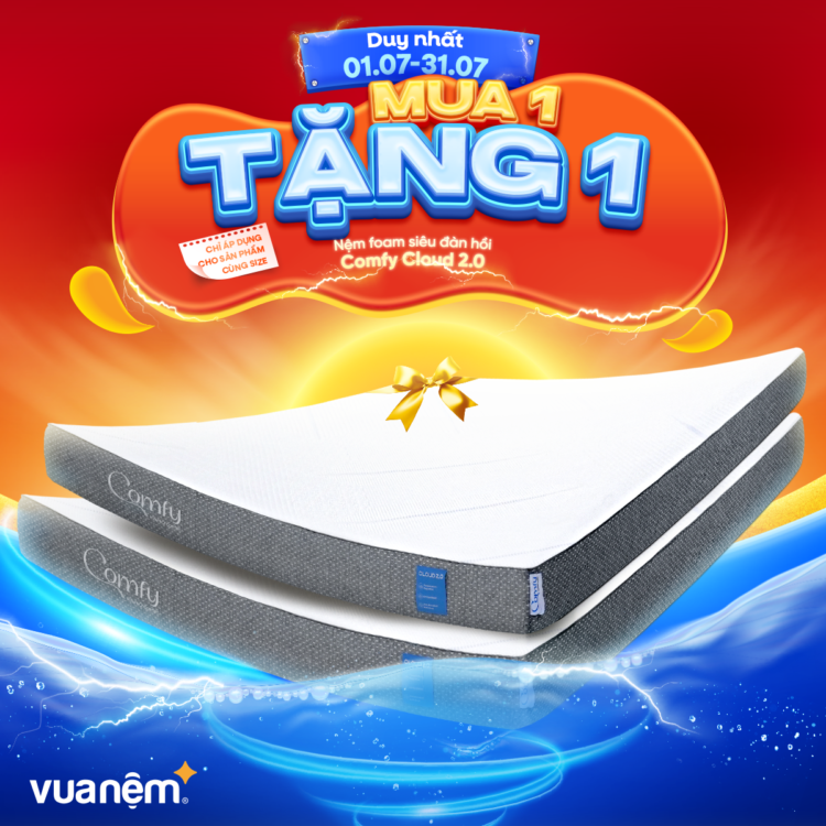 Nệm foam Comfy Cloud 2.0