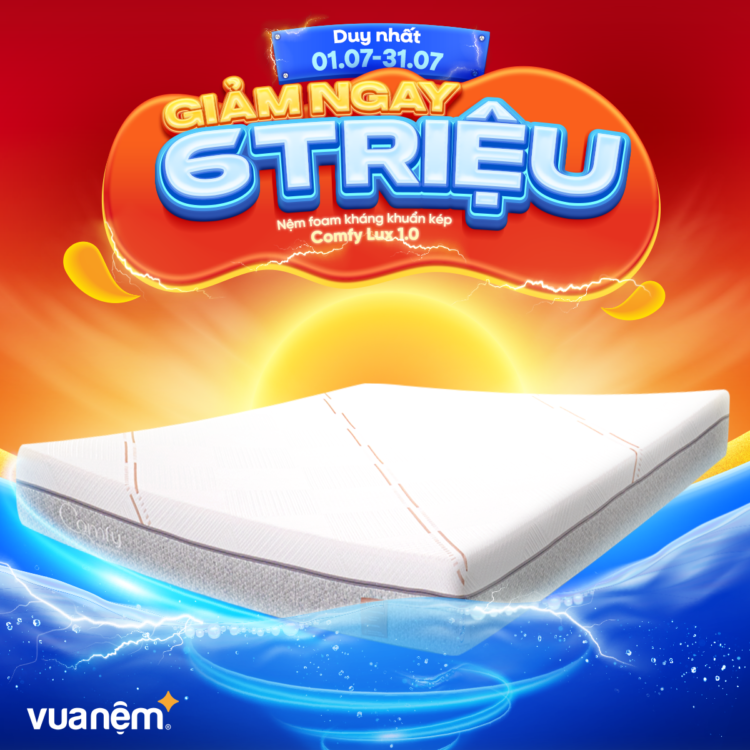 Nệm foam Comfy Lux 1.0