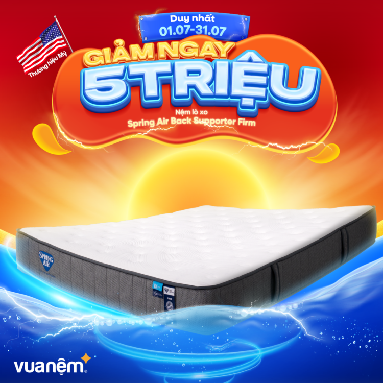 Nệm lò xo Spring Air Back Supporter Firm