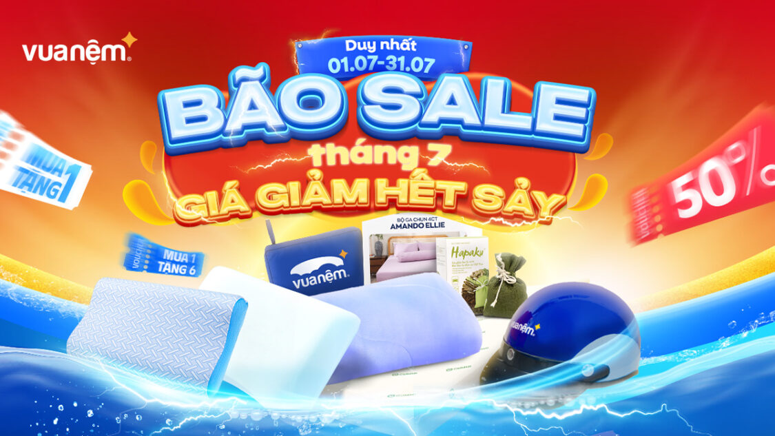 Bão Sale tháng 7 - Giá giảm hết sảy