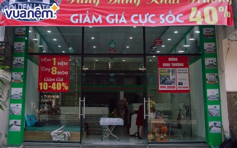 Cửa hàng bán chăn ga gối nệm Bình Định - Golden Latex