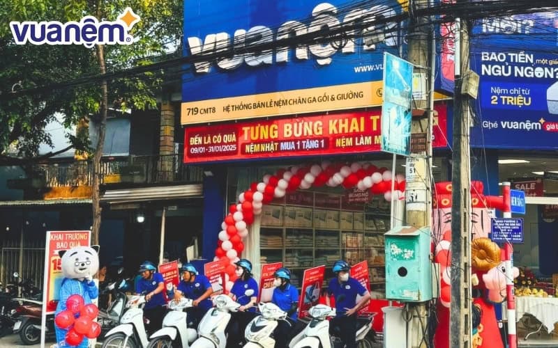 Sắm nệm giá tốt, chính hãng tại Vua Nệm