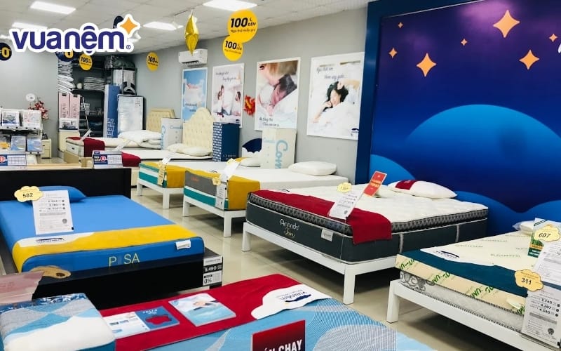 Vua Nệm là địa chỉ uy tín chuyên cung cấp chăn ga gối nệm từ các thương hiệu hàng đầu.