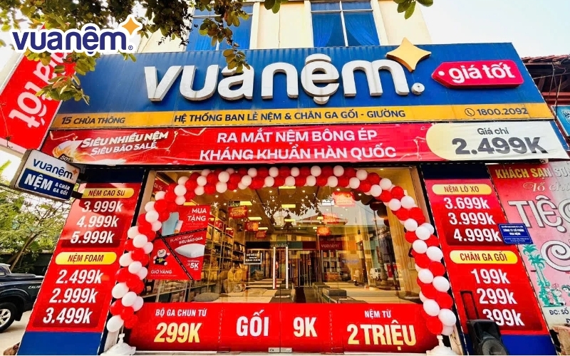 Cửa hàng Vua Nệm tại Sơn Tây