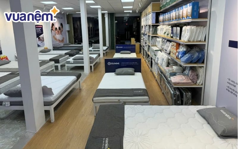 Vua Nệm tại Bình Định trưng bày đa dạng sản phẩm