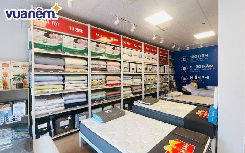 Vua Nệm tỉnh Hà Tĩnh có nhiều mẫu nệm khác nhau