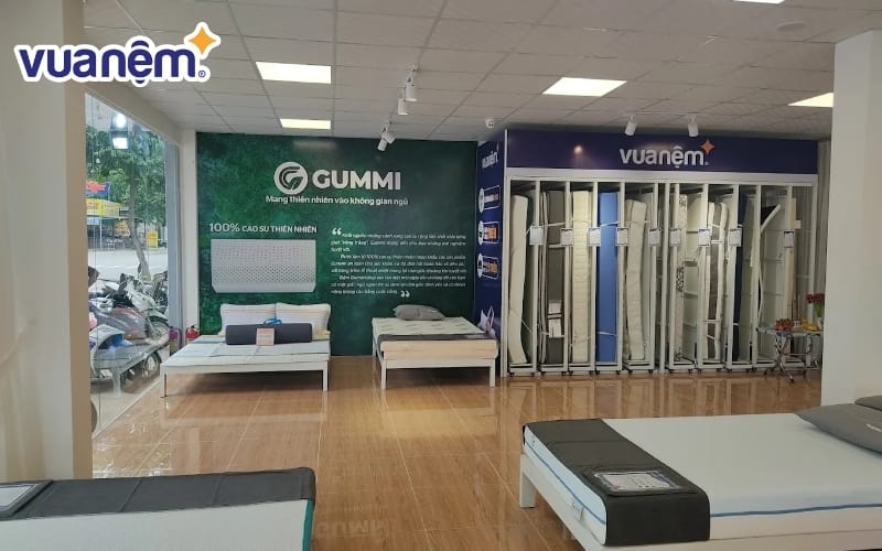 Không gian mua sắm tại Vua Nệm ở Thủ Đức