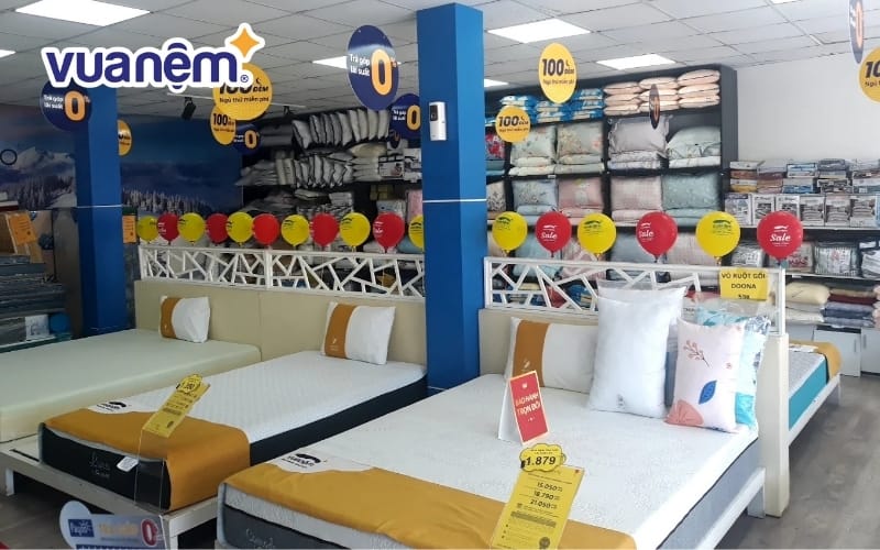 Vua Nệm mang đến cho người dân địa phương một không gian mua sắm hiện đại