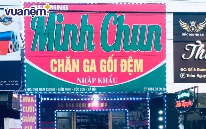 Minh Chun - Cửa hàng nệm Sóc Sơn giá bình dân