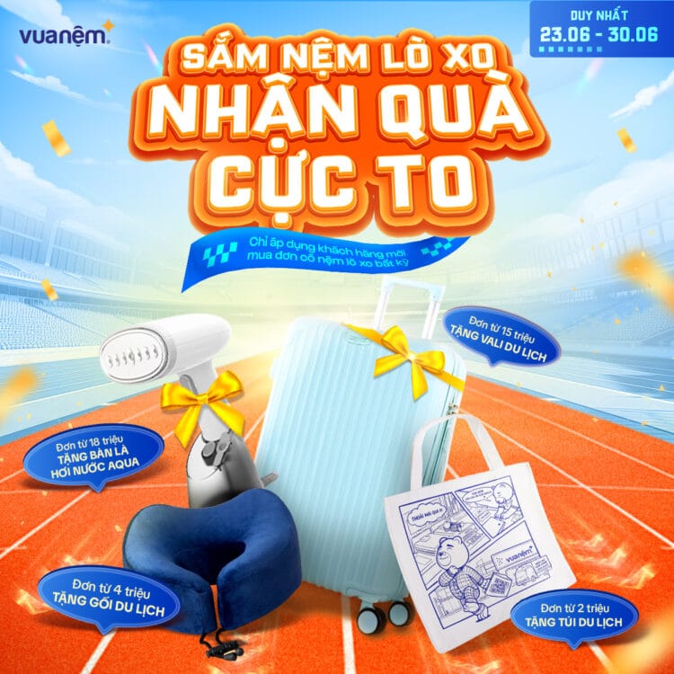 Sắm nệm lò xo - Nhận quà cực to