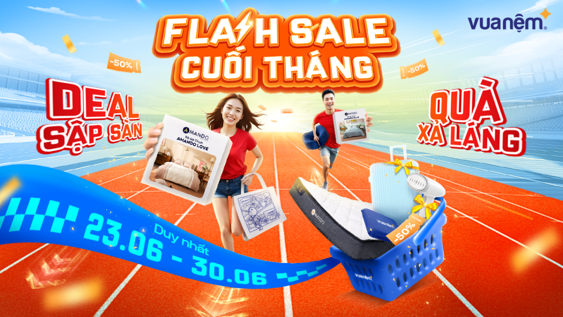 Flash Sale cuối tháng - Deal sập sàn, Quà xả láng