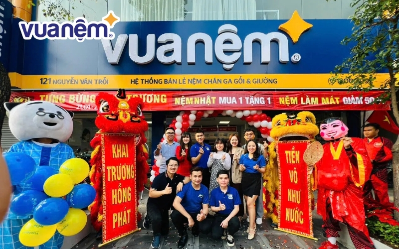 Cửa hàng Vua Nệm tại TPHCM