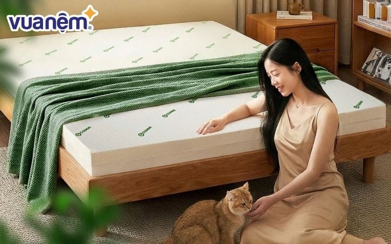 Giải đáp: Nằm nệm cao su có bị nóng lưng không?