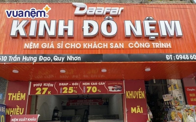 Kinh Độ Nệm tại Quy Nhơn cũng được nhiều khách hàng đánh giá cao