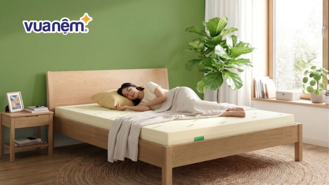 Nằm nệm cao su có bị nóng lưng không? Mẹo nằm nệm mát cả đêm