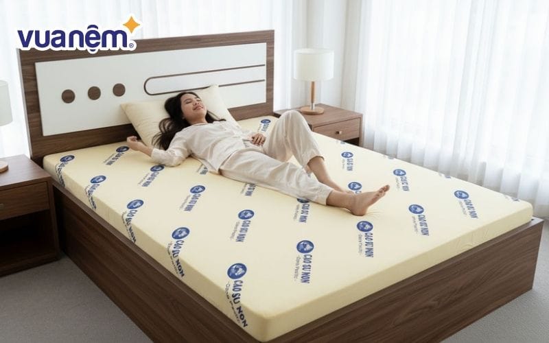 Nệm cao su non được nhiều người tiêu dùng Việt lựa chọn