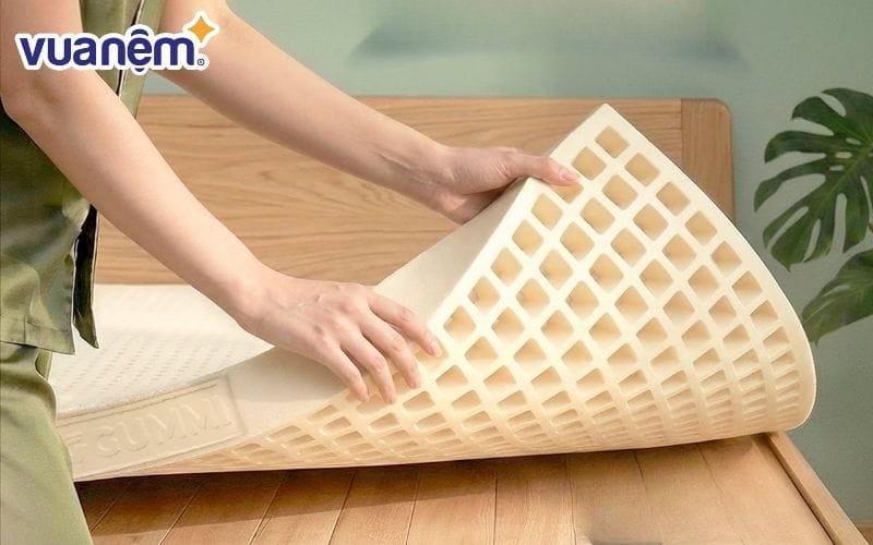 Nệm cao su thiên nhiên được sử dụng rất nhiều