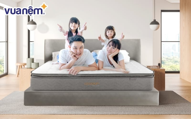 Kích thước 2mx2m phù hợp cho cả một gia đình