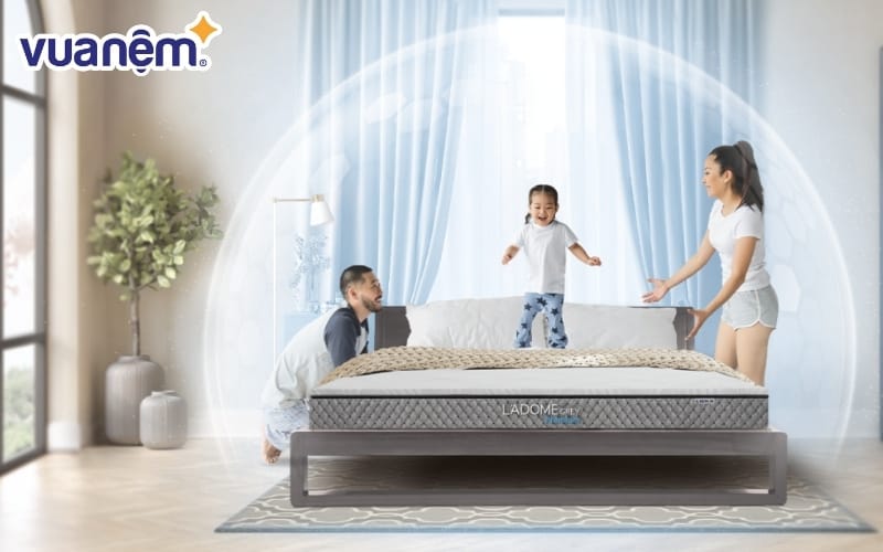 Nệm cao su L'ADOME Grey Premium sử dụng công nghệ hiện đại