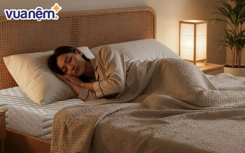 Một chiếc nệm phù hợp sẽ mang lại giấc ngủ ngon mỗi đêm