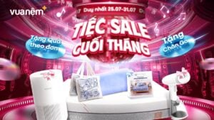 Sale cuối tháng 7: Tiệc Sale Cuối Tháng – Nhận Quà Hoành Tráng