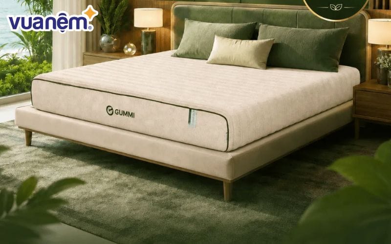Nệm cao su cân bằng nhiệt 3in1 Gummi Hybrid Plus