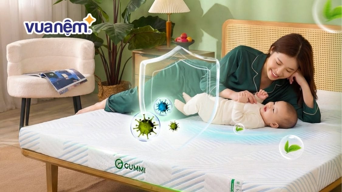 Top 10 nệm cao su cho bé sơ sinh bố mẹ nên chọn mua