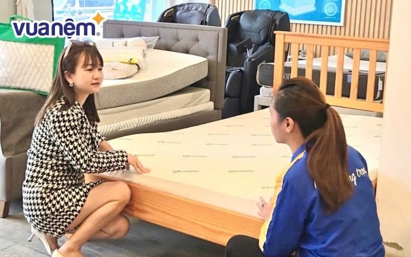 Ưu tiên chọn nệm có kích thước và độ dày phù hợp