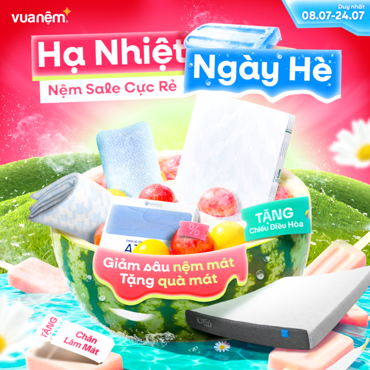 Hạ Nhiệt Ngày Hè - Nệm Sale Cực Rẻ