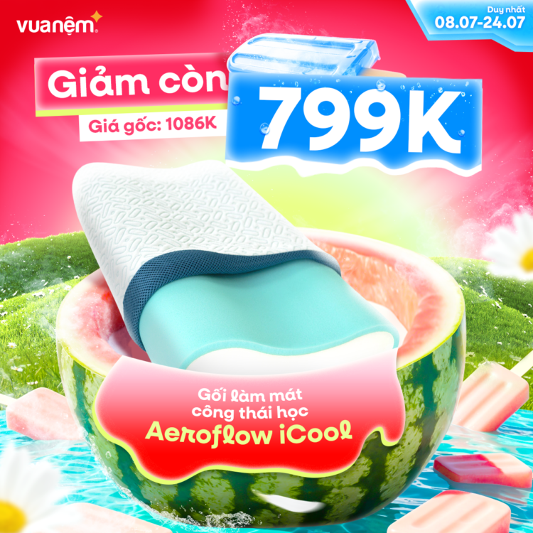 Gối Aeroflow iCool sale còn 799k