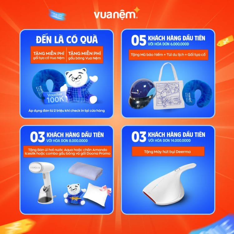 Quà tặng theo giá trị đơn hàng