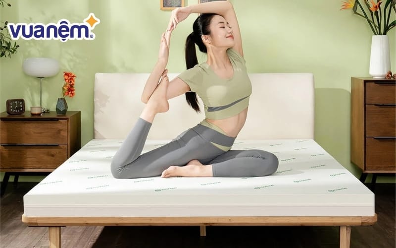 Kích thước nệm cao su trên thị trường khá đa dạng