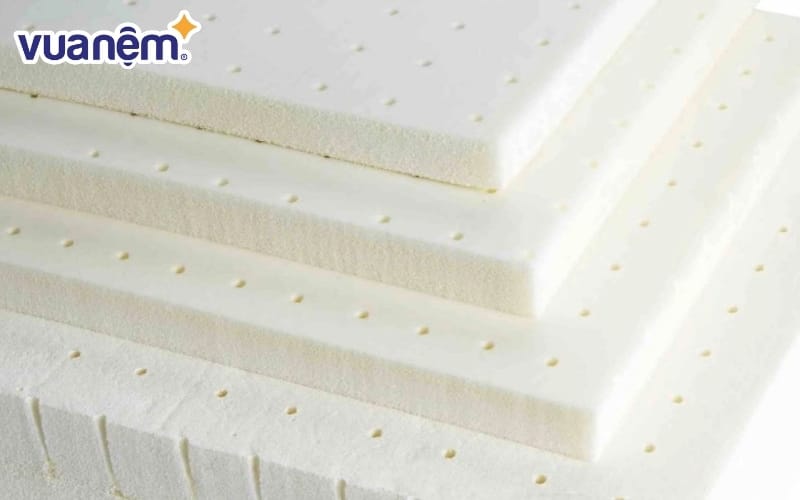 Nệm cao su thiên nhiên được làm từ 100% thiên nhiên
