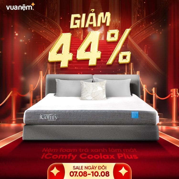 Nệm iComfy Coolax Plus sale 44%