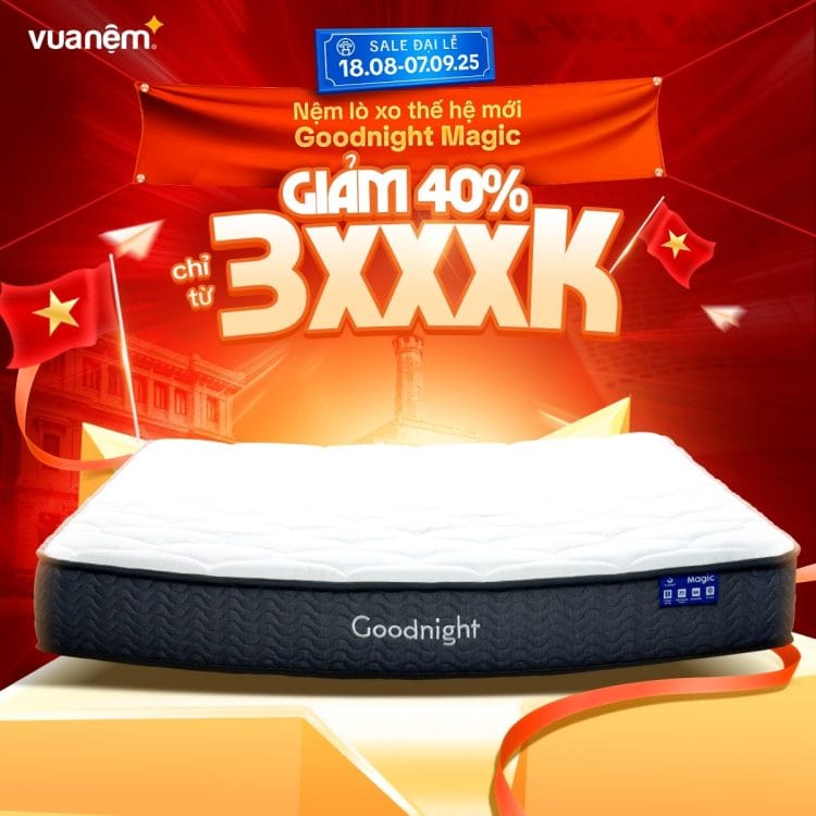 Nệm Goodnight Magic chỉ còn 3xxxk