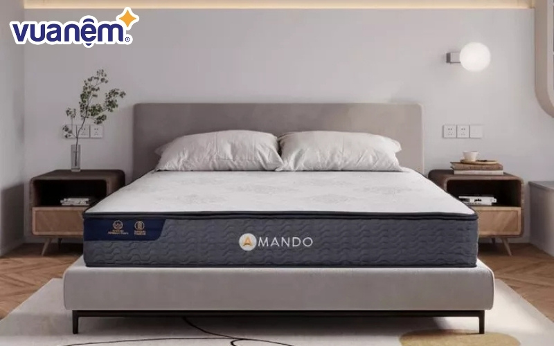 Nệm Amando sử dụng chất liệu tốt, bền