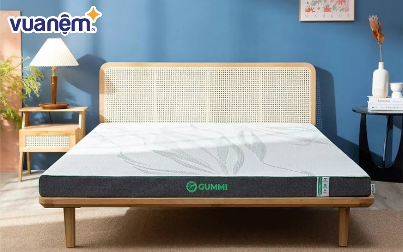Nệm Gummi được làm từ cao su 100% thiên nhiên