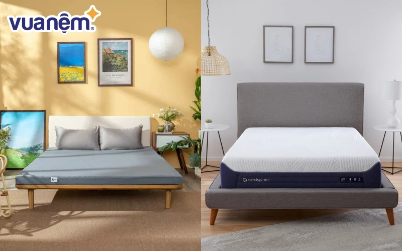 So sánh dòng nệm foam của Goodnight và Bedgear