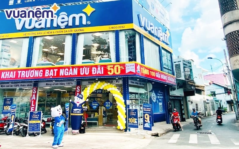 Sắm nệm giá tốt, chính hãng tại showroom Vua Nệm