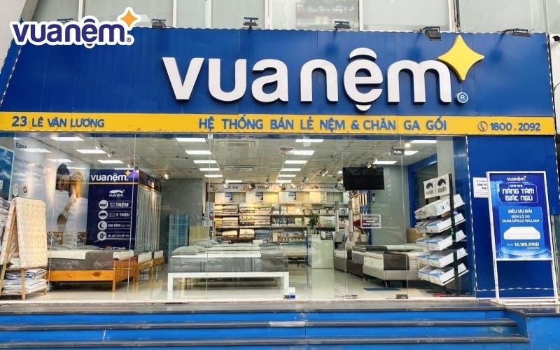 Trải nghiệm không gian mua sắm tuyệt vời tại Vua Nệm