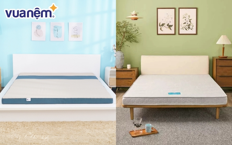 So sánh tổng thể nệm Goodnight và Bedgear