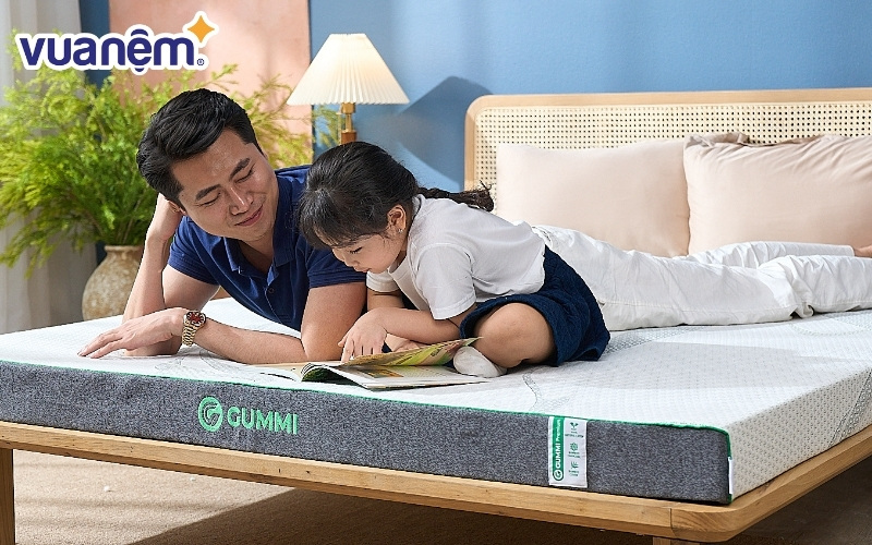Nằm nệm Gummi sẽ là lựa chọn phù hợp để nâng đỡ cột sống