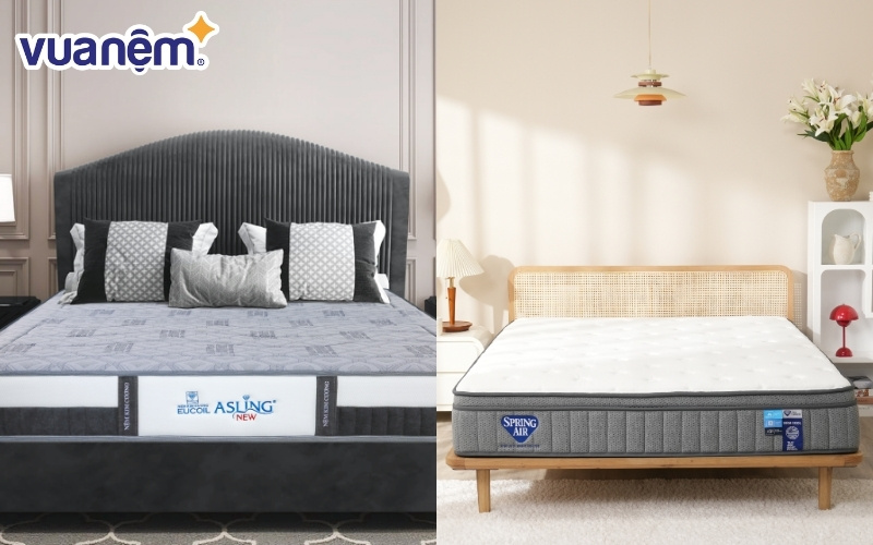 Đánh giá nệm lò xo Kim Cương và nệm lò xo Spring Air