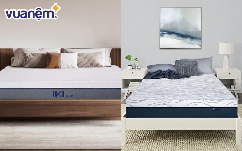 Đánh giá chi tiết nệm hybrid Liên Á và Serta