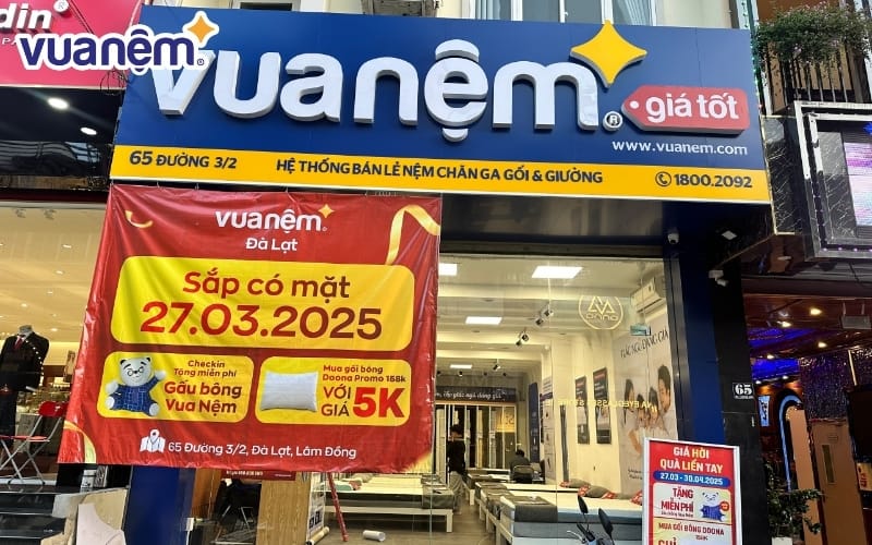 Mua nệm chính hãng, giá tốt tại Vua Nệm