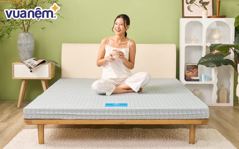 Thiết kế gấp gọn của nệm Wonjun sẽ rất phù hợp với người cần sự tiện nghi