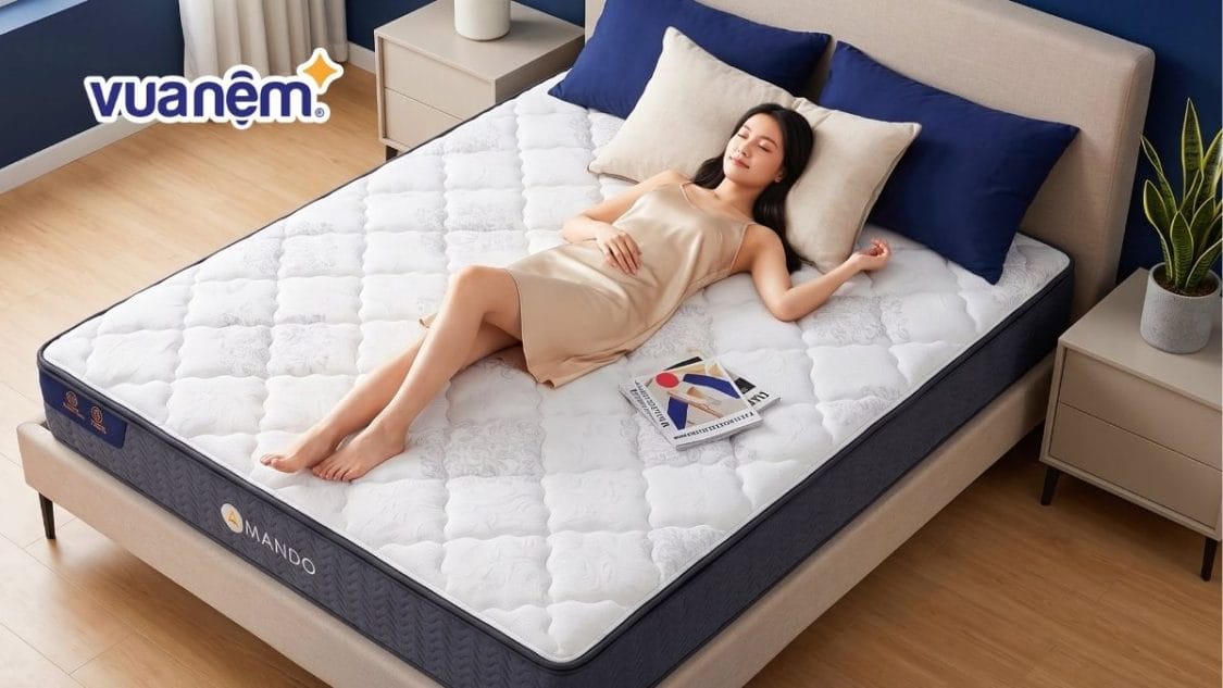 bà bầu có nên nằm nệm lò xo